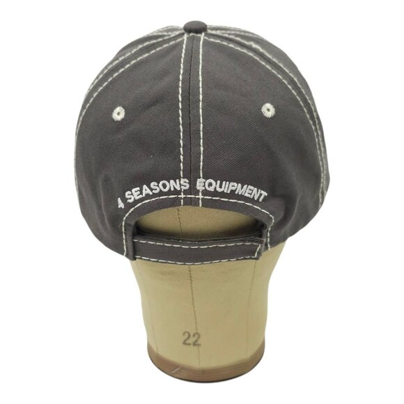 Exmark Logo Patch Strapback Cap Trucker 4 Seasons Equipment Logo Baseball Hat - Picture 4 of 14